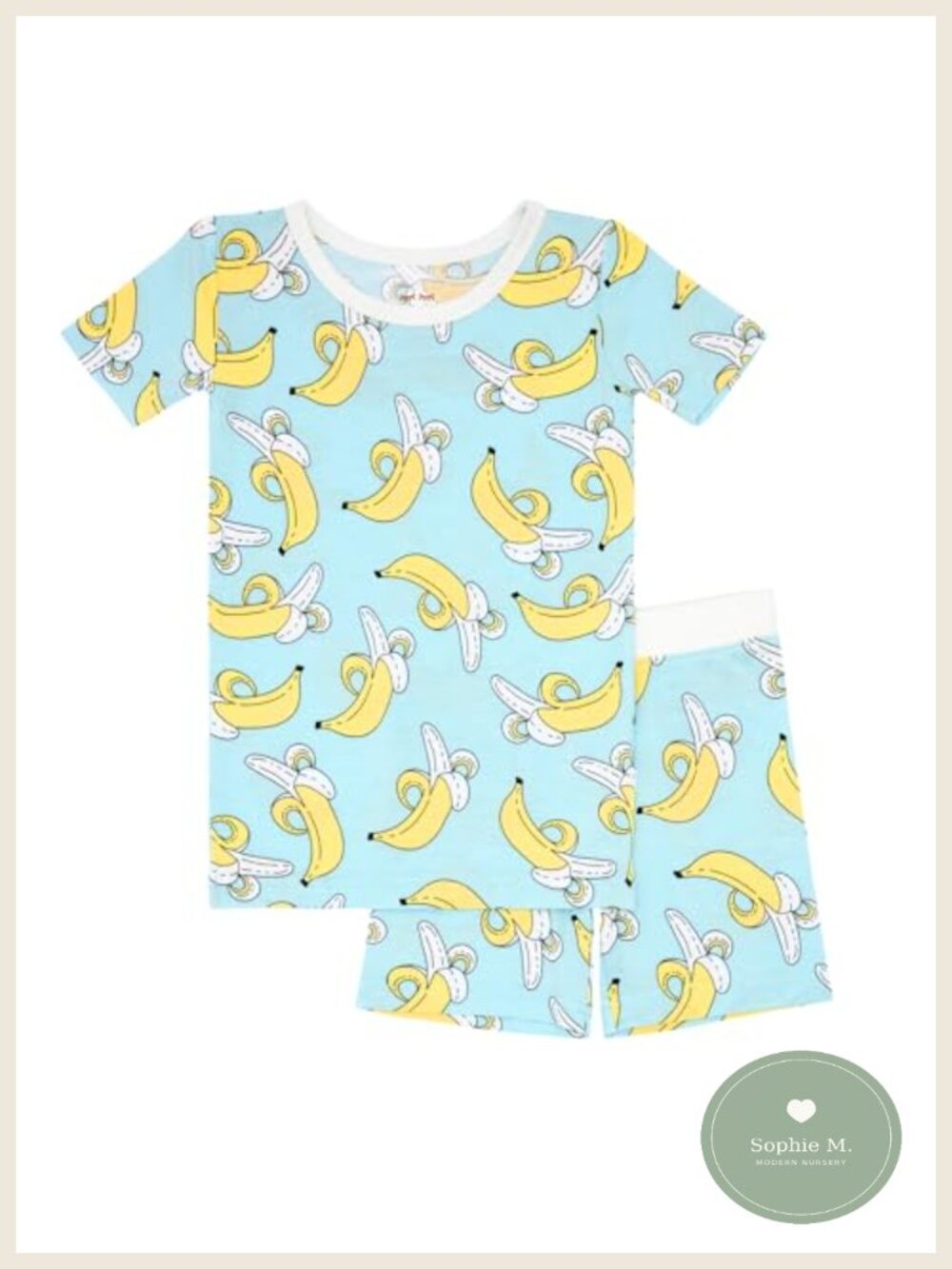 Little Sleepies Short Sleeve Viscose Bamboo Pajama Set Kids Toddler